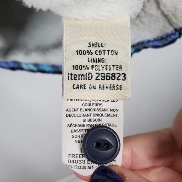 L.L. BEAN FLEECE LINED FLANNEL SHACKET - GUC - Picture 8 of 10